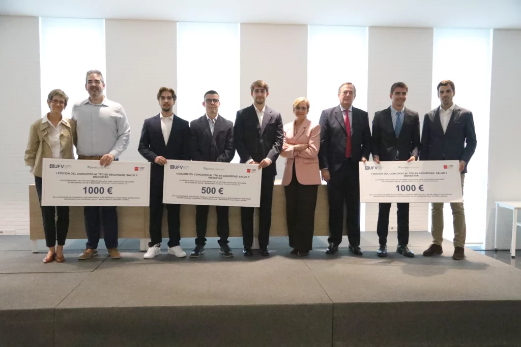 %name La UFV entrega los premios de la I Edición del Concurso de TFG promovido por la Cátedra IRSST UFV Estudiar en Universidad Privada Madrid
