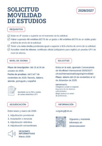Movilidad internacional 2 211x300 CONVOCATORIA MOVILIDAD INTERNACIONAL Estudiar en Universidad Privada Madrid