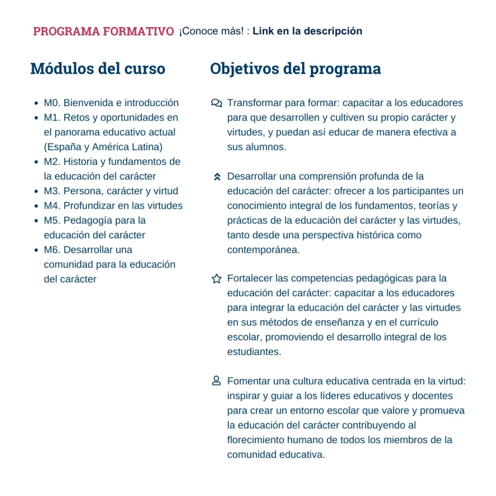 La UFV impulsa junto a la Universidad de Birmingham un curso pionero en educación del carácter %name La UFV impulsa junto a la Universidad de Birmingham un curso pionero en educación del carácter Estudiar en Universidad Privada Madrid