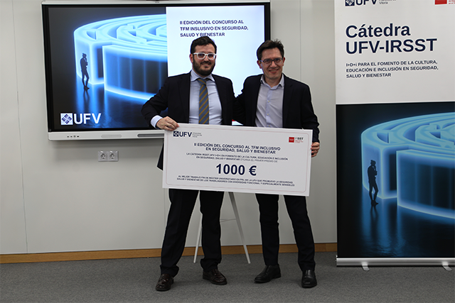IMG 9821 ed La inclusión y el bienestar centran los premios al mejor TFM en seguridad, salud y bienestar Estudiar en Universidad Privada Madrid