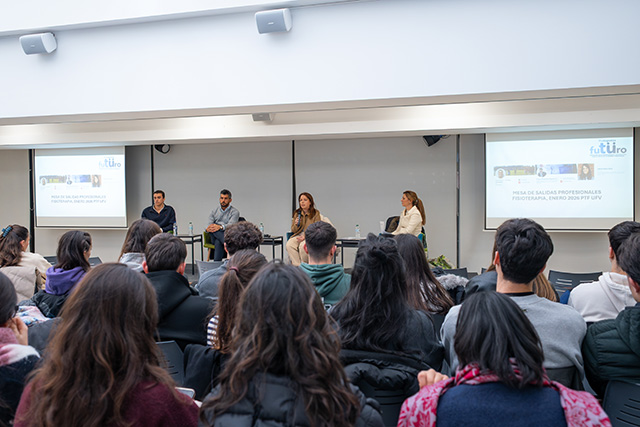 2 1 Profesionales de la fisioterapia comparten su experiencia con alumnos de la UFV Estudiar en Universidad Privada Madrid