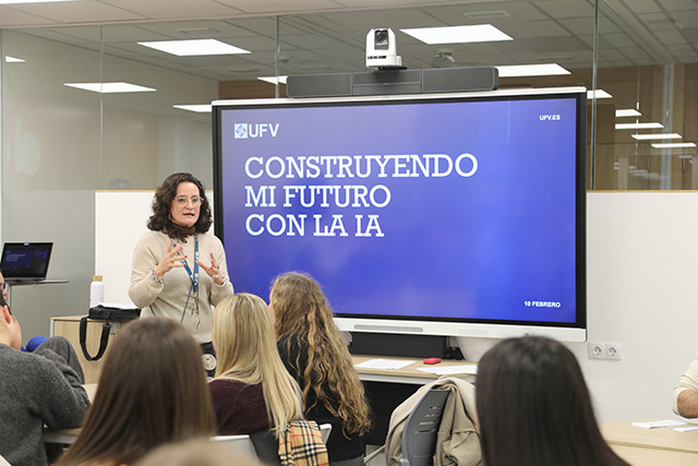 IMG 9026 La inteligencia artificial centra una nueva edición de “Innovación con propósito” en el Grado en Marketing de la UFV Estudiar en Universidad Privada Madrid