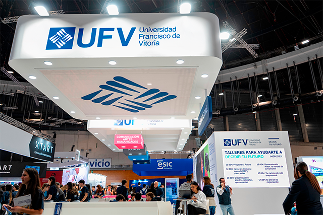 AULA 2026 LOGO La Universidad Francisco de Vitoria participará en AULA 2026 con un stand experiencial centrado en la vocación y la elección universitaria en la era de la inteligencia artificial Estudiar en Universidad Privada Madrid